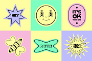 Neon - Retro Sticker Pack, an Object Graphic by Alina Sh (Thumbnail 11 of 12)
