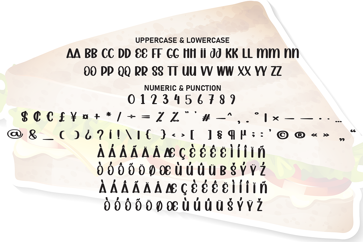 Drawing Sandwich | Script Font, a Script Font by Scratchones