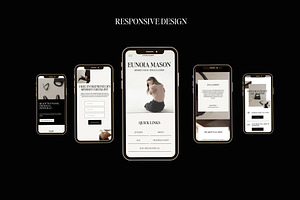 Minimal Squarespace Website Template