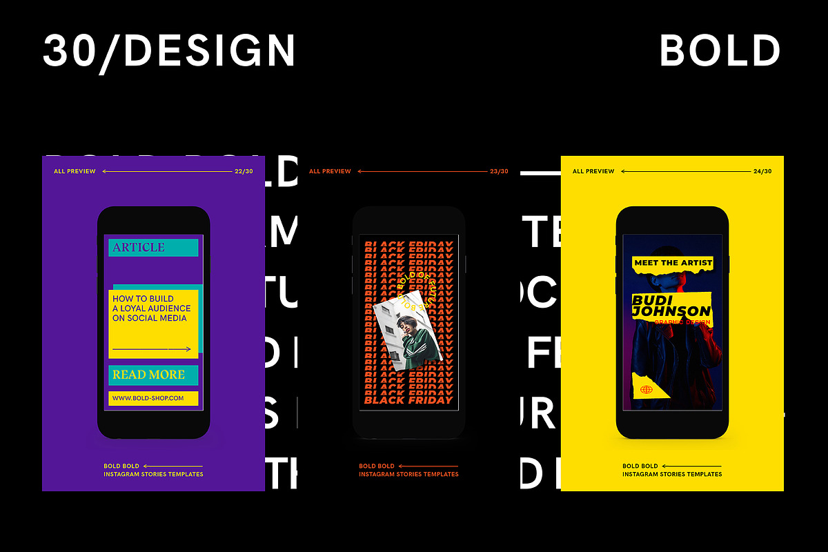 BOLD-Instagram Stories Animated, a Social Media Template by Invasi Studio (Photo 12 of 15)