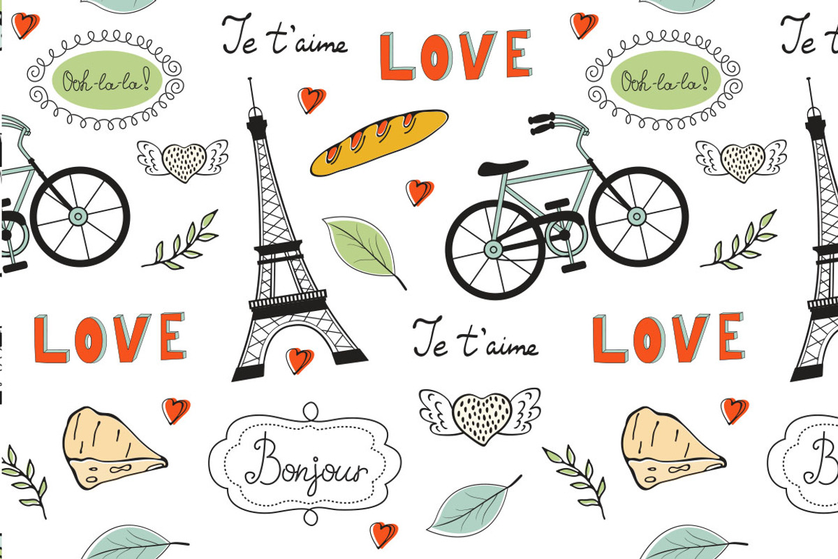 Paris patterns, an Illustration by Olillia