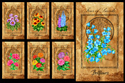 Enchanted flowers tarot deck, a Decorative Illustration by Samiramay (Thumbnail 10 of 12)