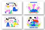 10 International Youth Day, a Person Illustration by denayunebgt (Thumbnail 2 of 4)