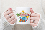 Goodbye School Hello Pool PNG, an Illustration by Designking (Thumbnail 2 of 4)