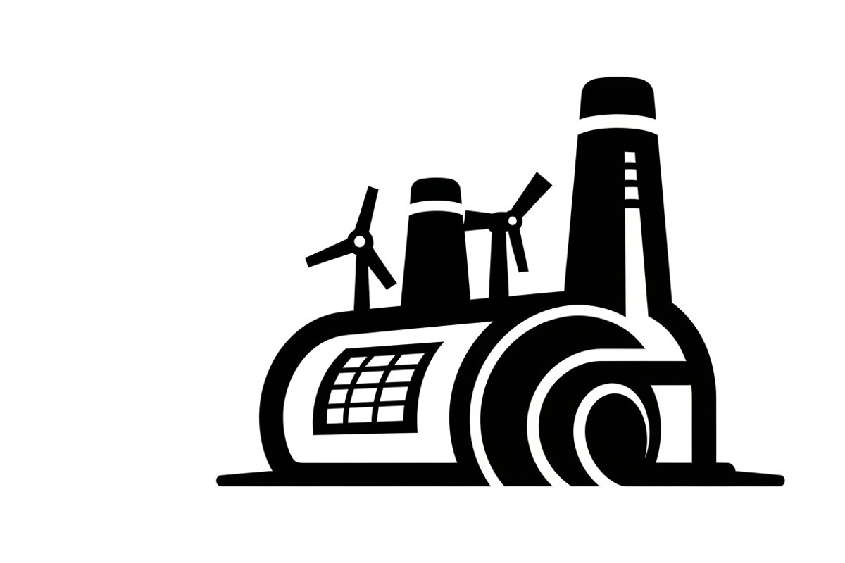 Bold industrial machine silhouette, an Illustration by Amazin_art (Photo 31 of 31)