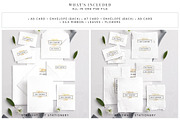 Wedding Invitation Suite Mockup, a Print Template by Custom Scene (Thumbnail 2 of 7)