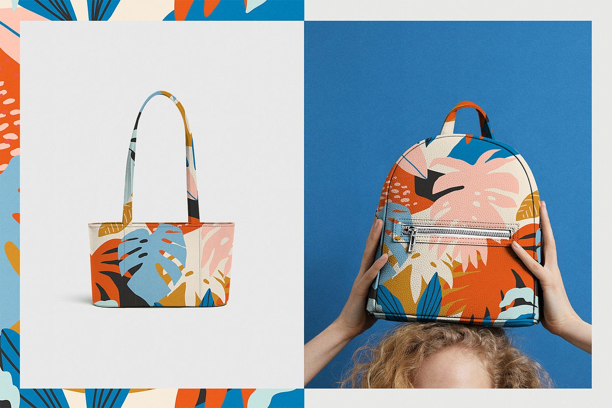 Tropical shapes, a Pattern Graphic by Nicetoseeya (Photo 4 of 9)