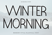 WINTER MORNING, a Handwritten Font by FreshTypeINK (Thumbnail 1 of 8)