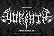 Vornath | Black Metal Font, a Blackletter Font by Denustudios (Thumbnail 1 of 12)