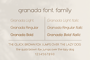 Granada - Geometric Sans Family, a Sans Serif Font by Ellen Carty Design (Thumbnail 3 of 16)