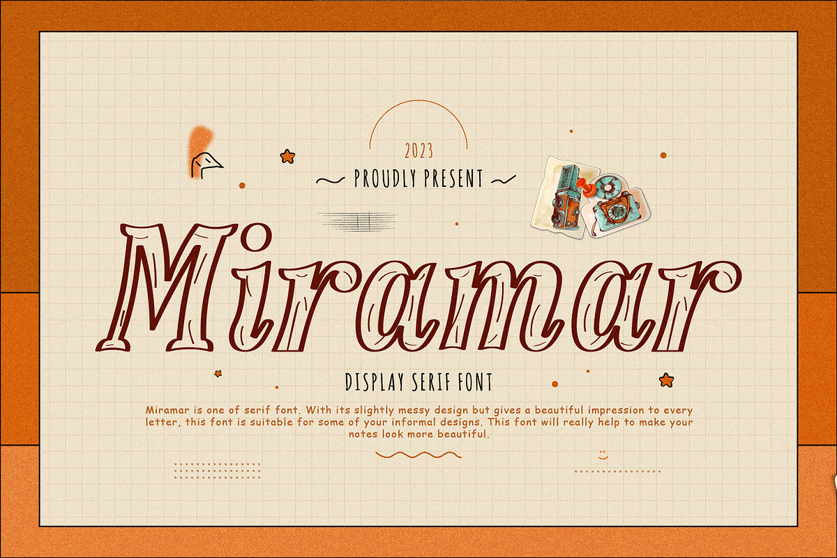 Miramar Font Serif, a Serif Font by infernostudio3 (Photo 1 of 10)