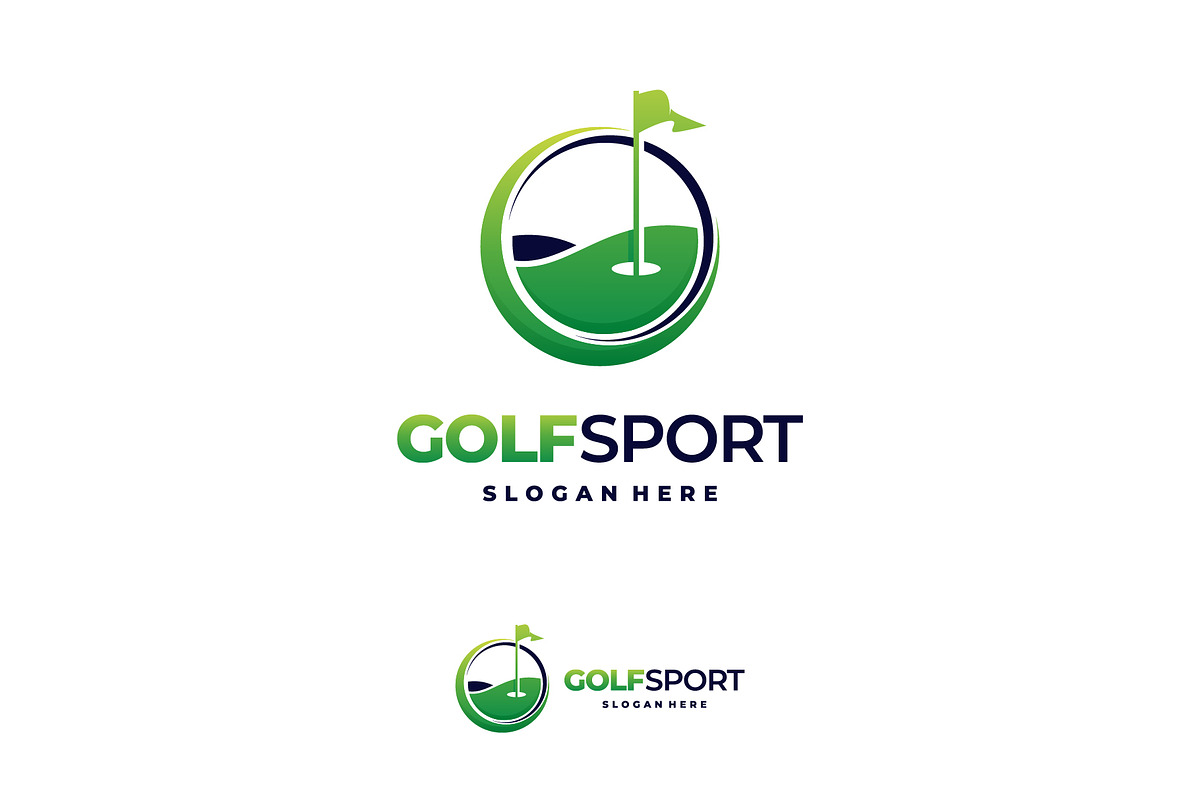 Set of Iconic Golf logo designs, a Design Template by Lucky Creative (Photo 4 of 5)