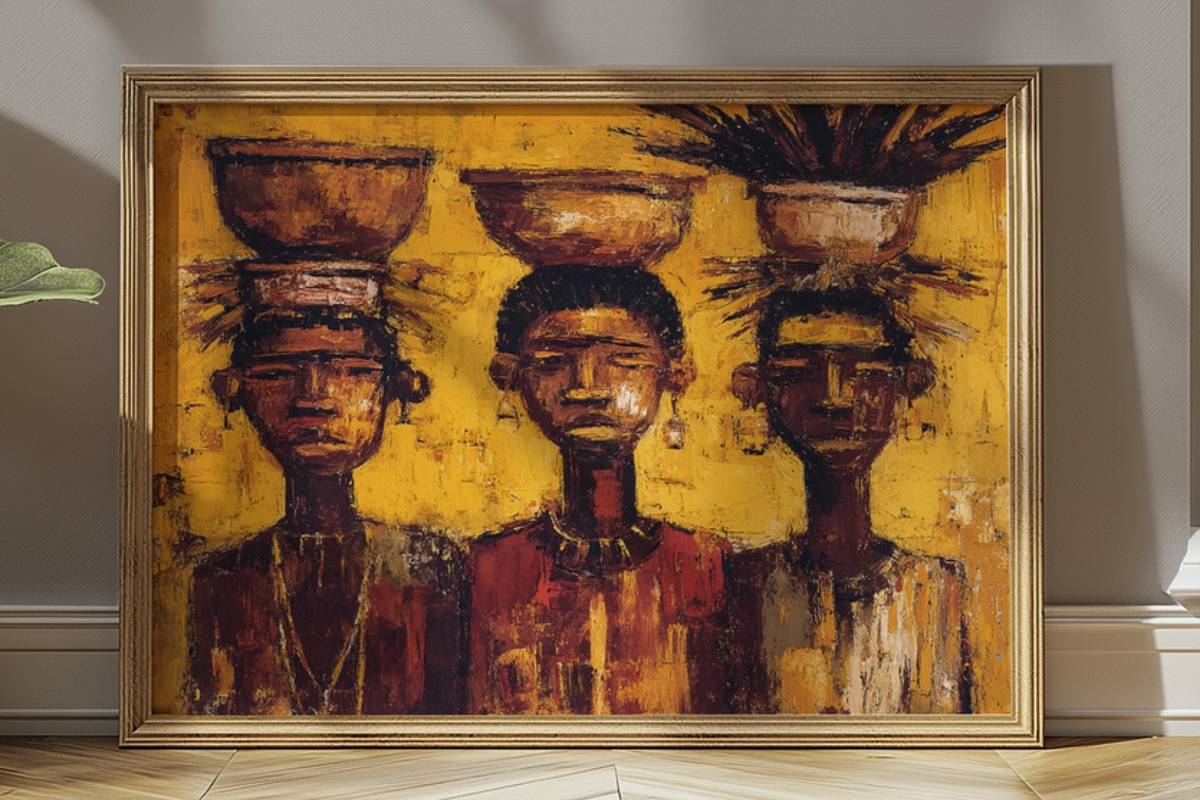 African Rhythm Wall Art Collection, an Illustration by PrintablesByFranklyn (Photo 10 of 10)