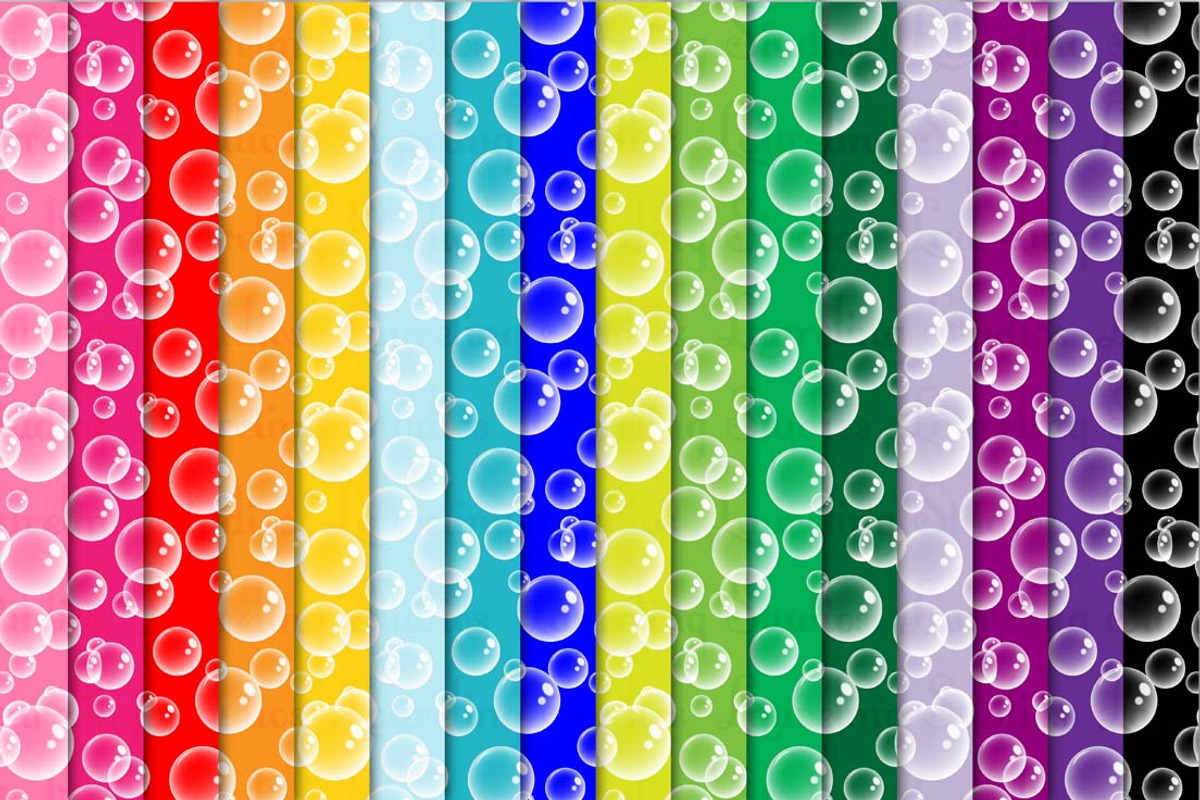 Bubble Texture digital paper pack preview 2