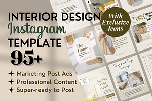 Interior Design Instagram Template
