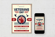 Veterans Day Flyer Template, a Flyer Template by BrandPacks (Thumbnail 2 of 5)
