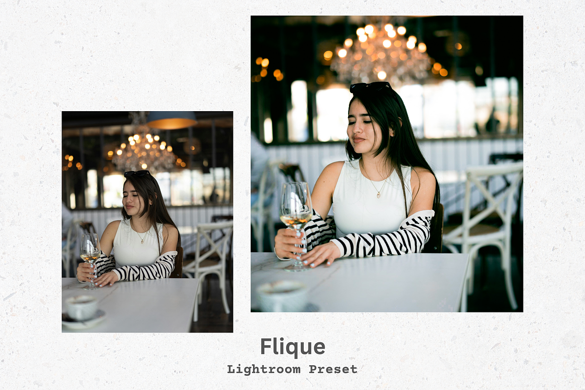 Flique - Lightroom Preset DNG & XMP, a Preset Add-On by Mirelyn (Photo 16 of 16)