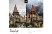 Stormy Sky Replacement Pack, a Preset Add-On by Pix Cafe (Thumbnail 4 of 6)