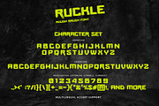 RUCKLE - Rough Brush Font, a Font by Gassstype (Thumbnail 6 of 8)
