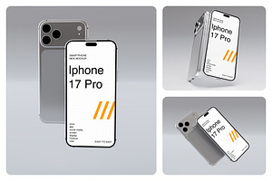 Iphone 17 Pro Mockup, an iPhone Mockup by Voar Mockups