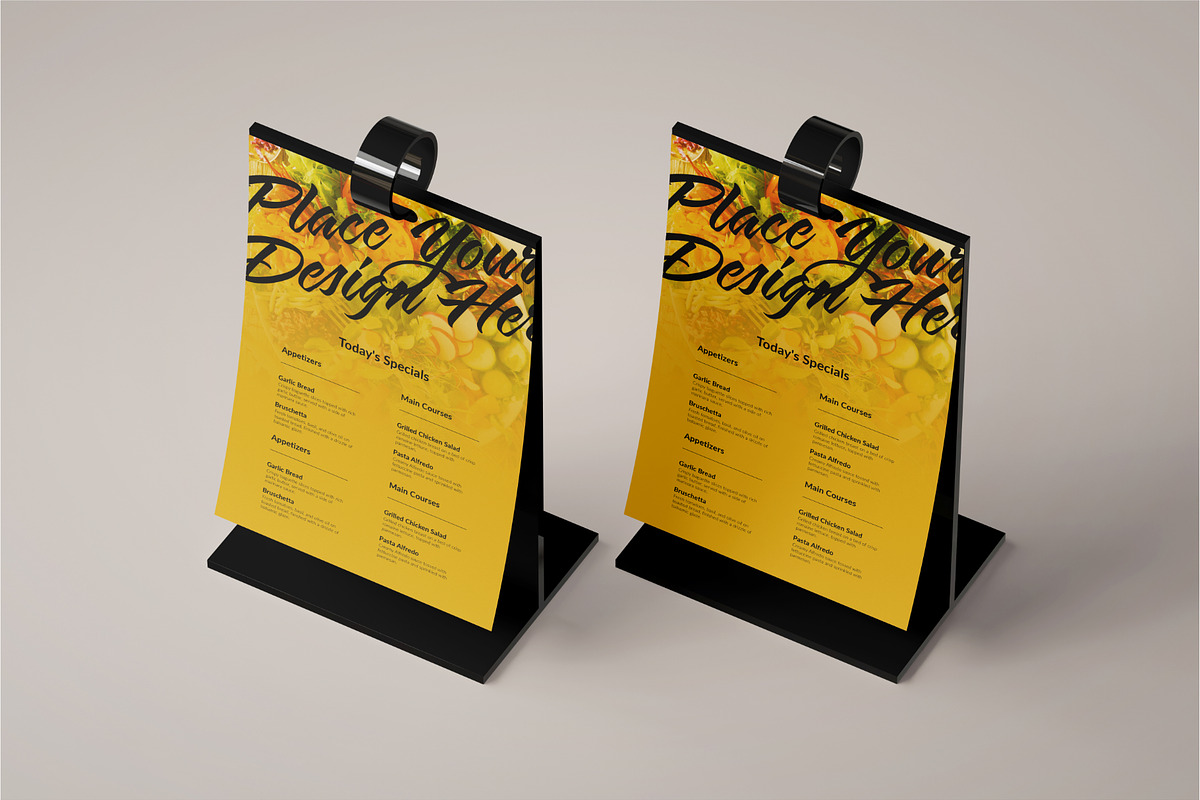 Table Tent Card Mockup, an Advertising Mockup by Muhazdinata (Photo 6 of 11)