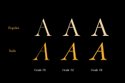 Loadkew Modern Serif Typeface, a Serif Font by LuhopCreative (Thumbnail 8 of 10)