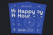 Happy Hour Promotion Flyer, a Flyer Template by Gumico Studio. (Thumbnail 2 of 3)