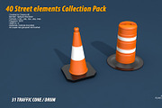 40 Street elements Collection Pack, an Architecture 3D Model by multimedia4ds (Thumbnail 62 of 70)