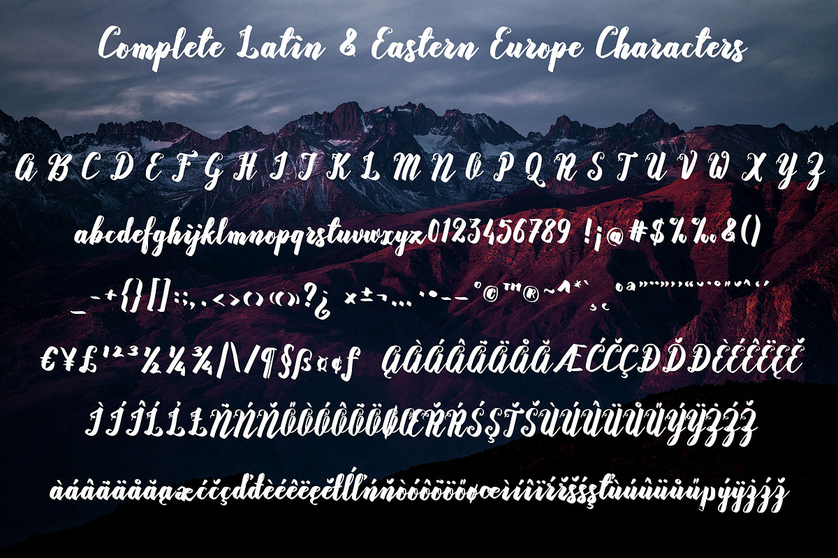 Rasterize Script Bold preview 6