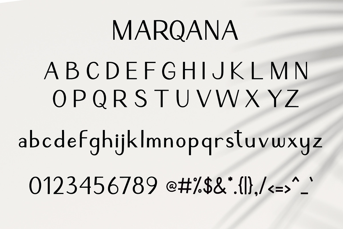 Marqana, a Sans Serif Font by AEN Creative Studio (Photo 10 of 10)