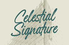 Celestial Signature | Signature Font