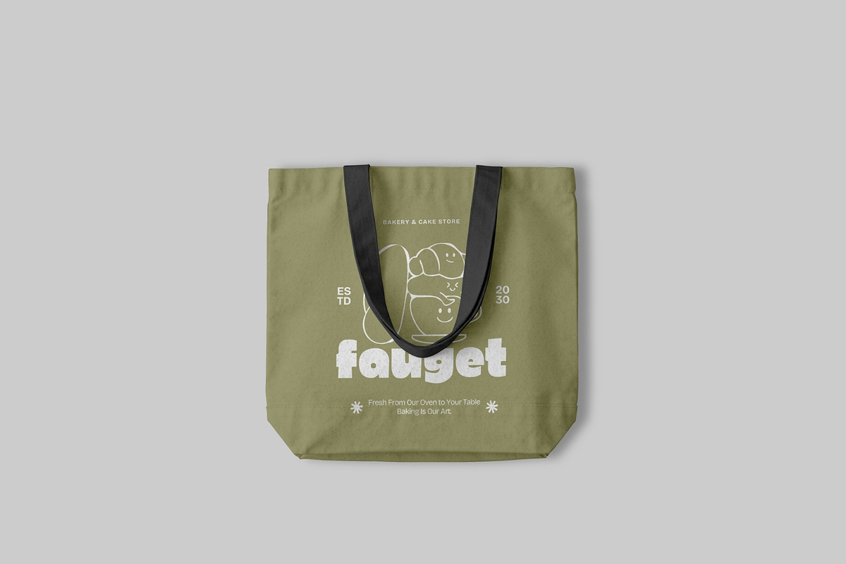 Realistic Tote Bag Mockup PSD, a Merchandise Mockup by MA-KING_ART (Photo 4 of 5)