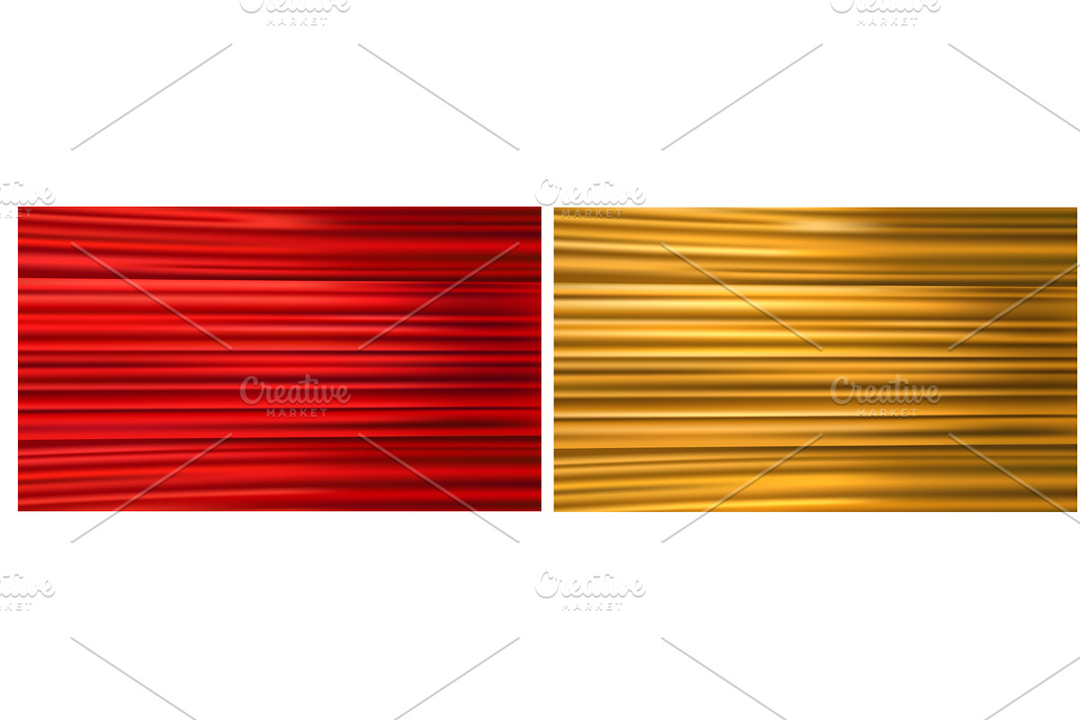 Texture of natural red and gold silk, a Texture Illustration by Vectorbuum