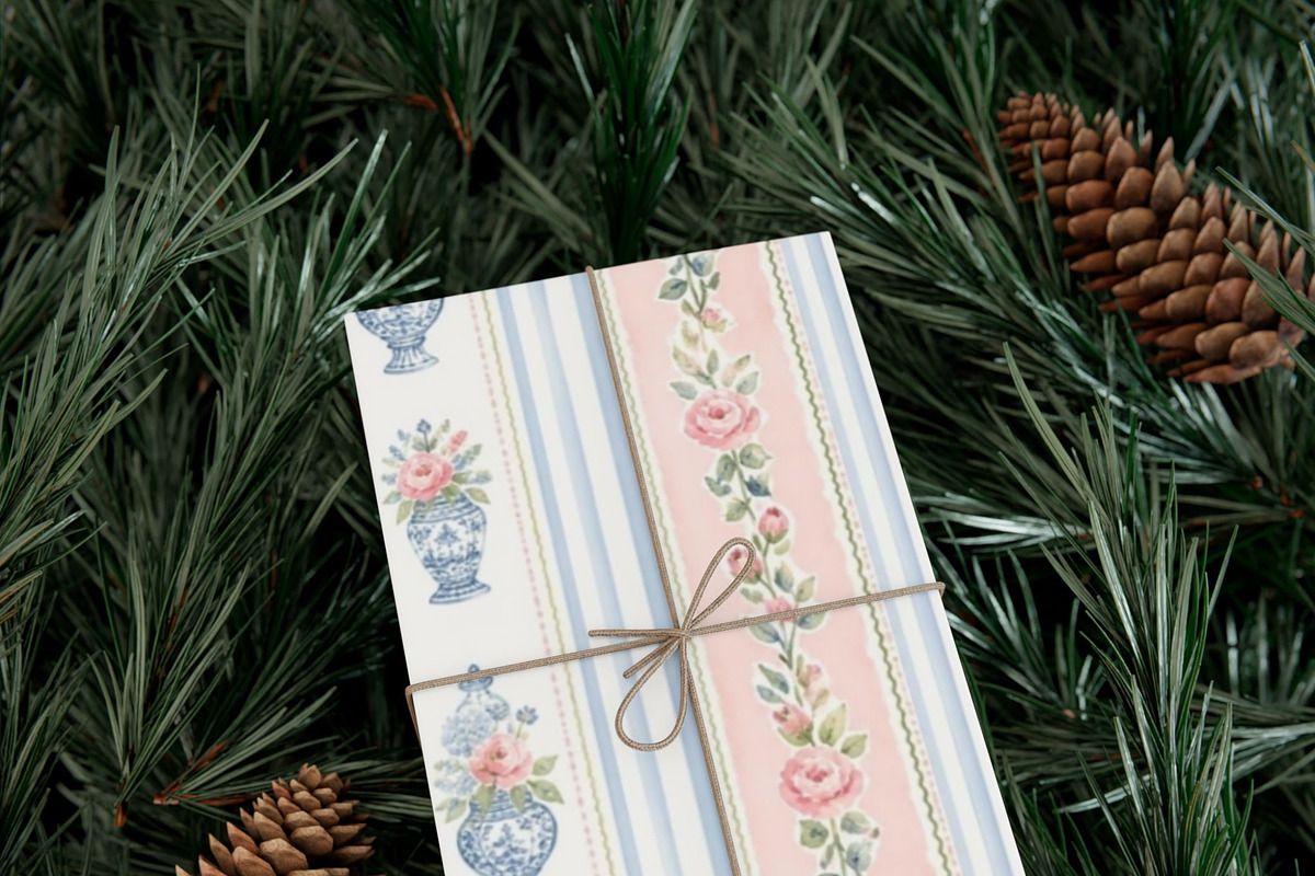 Grandmillennial Seamless Pattern, a Pattern Graphic by elfy creative (Photo 5 of 5)