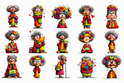 Whimsical Grandma Clipart, an Illustration by Libby Wishes (Thumbnail 7 of 7)