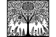 Black Mandala & Nature SVG Bundle, an Object Graphic by Designer_Momina (Thumbnail 13 of 13)