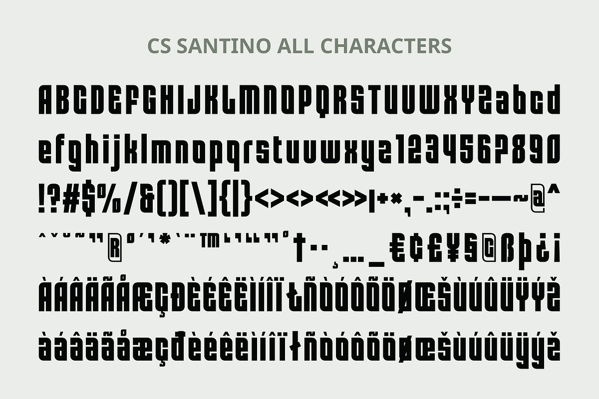 CS Santino – Bold Font, a Sans Serif Font by Craft Supply Co. (Photo 8 of 8)
