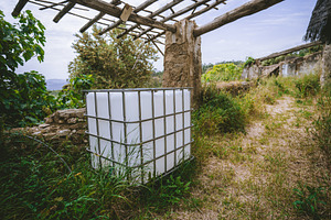 Rustic Water Tank And Beams, an Architecture Photo by SkyNext