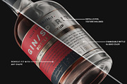 Gin Bottle Mockup V2, a Product Mockup by HexenDesigns (Thumbnail 6 of 14)