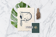 Totem. Mystical Font. Line Art Style, a Script Font by Cosmic Store (Thumbnail 21 of 35)