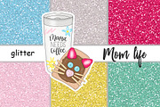 Mom Life Glitter, a Texture Graphic by GlamArtZhanna (Thumbnail 1 of 3)