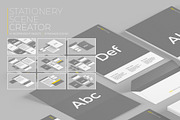 Stationery Scene Creator, a Product Mockup by KIPET (Thumbnail 1 of 13)