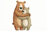 Whimsical Mother’s Day Bear Clipart, an Illustration by Designworld (Thumbnail 5 of 8)