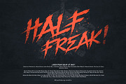 HALF FREAK, a Script Font by Blacksheep studio (Thumbnail 1 of 2)