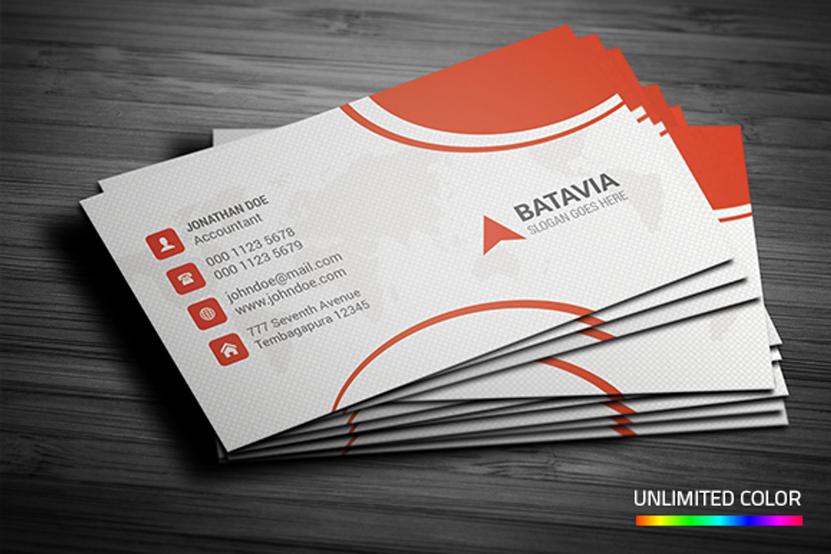 Corporate Business Card, a Business Card Template by InfinityArt (Photo 1 of 4)