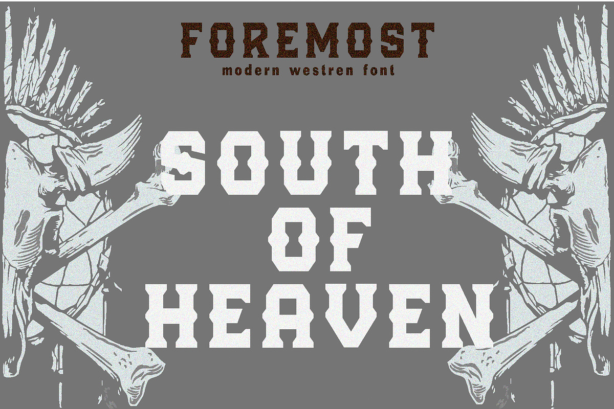 Foremost Font + Extras, a Slab Serif Font by Forzatype (Photo 6 of 11)