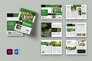Daily Botanic Newsletter, a Brochure Template by UICreative