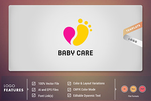 Baby Care - Logo Template