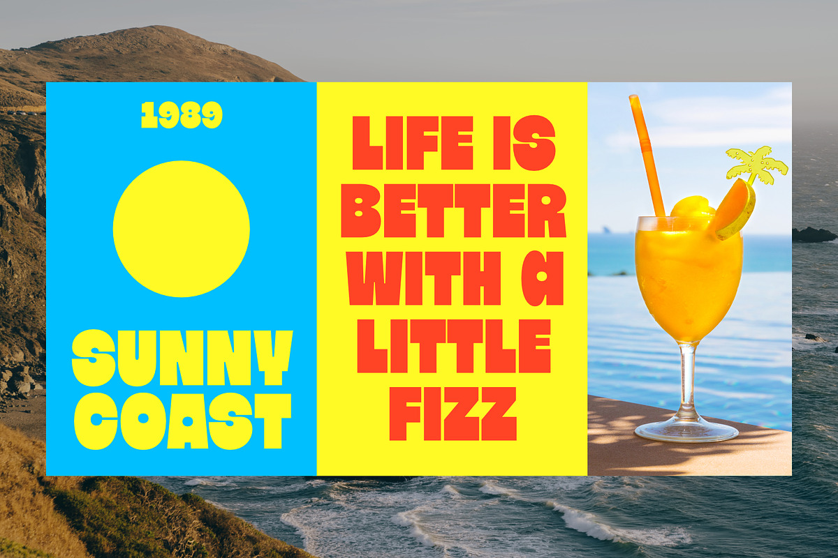 Renza - Bold Heavy Display Font, a Sans Serif Font by Mbonster Design Studio (Photo 4 of 15)