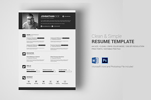 Simple Resume / CV With MS Word